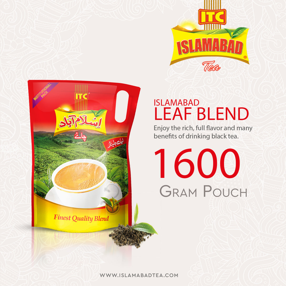 Islamabad Tea Leaf Blend 1600 Gram Pouch