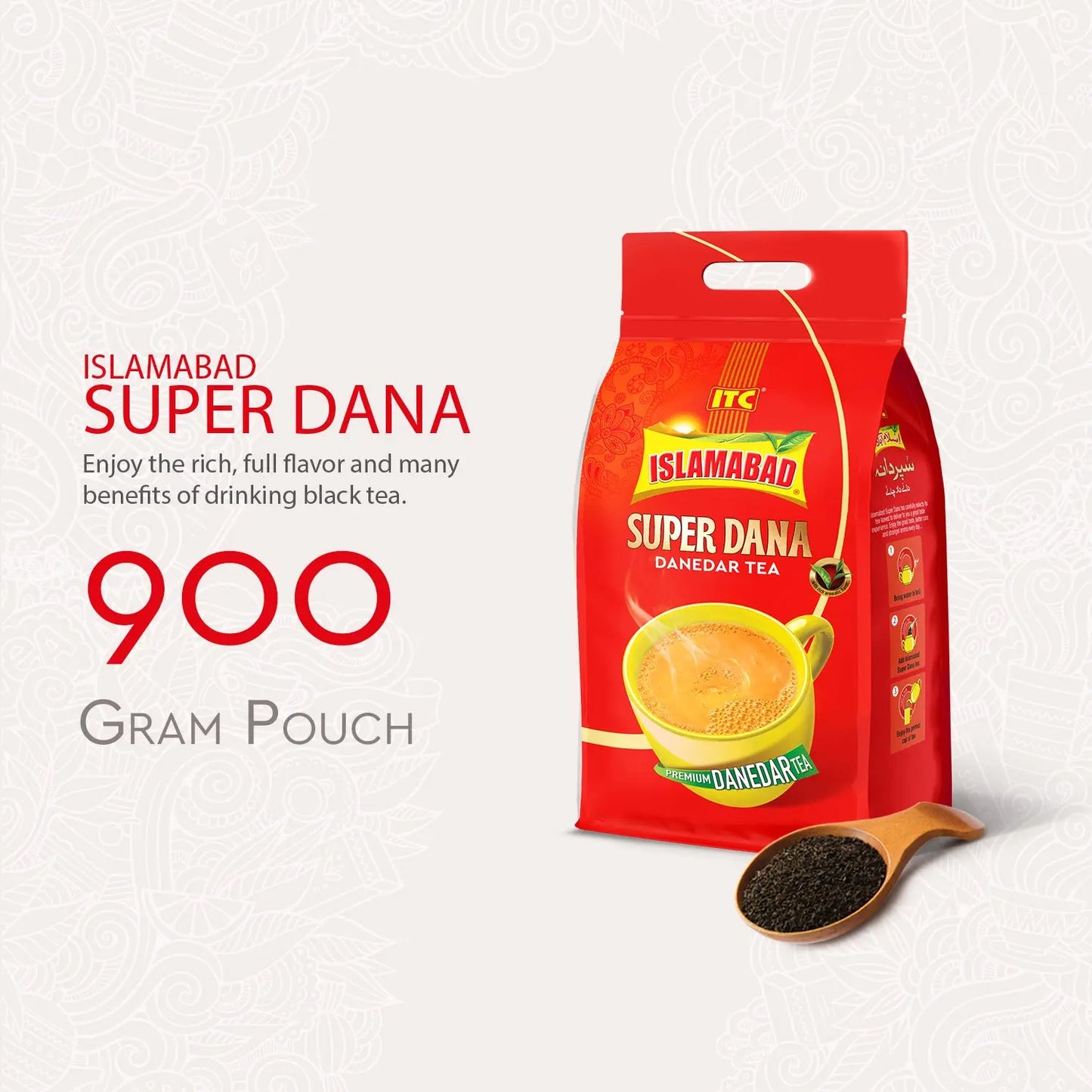 Islamabad Tea Super Dana 900 Gram Pouch - Islamabad Tea Company