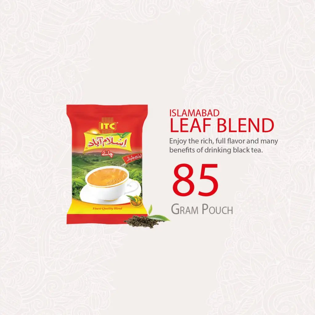 Islamabad Tea leaf blend 85 Gram Pouch Islamabad Tea Company
