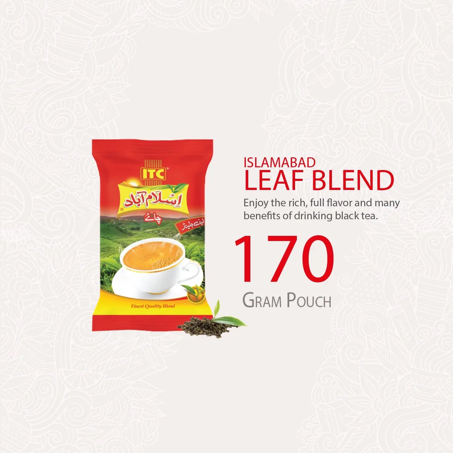 Islamabad Tea leaf blend 170 Gram Pouch Islamabad Tea Company