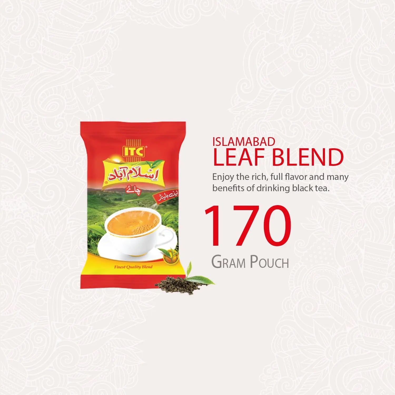 Islamabad Tea leaf blend 170 Gram Pouch Islamabad Tea Company