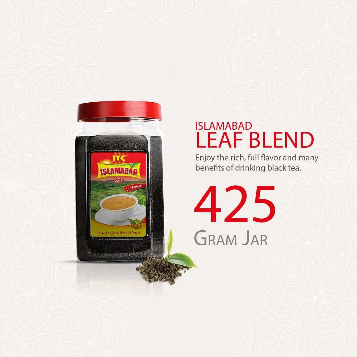 Islamabad Tea Leaf Blend  425 Gram Jar Islamabad Tea Company
