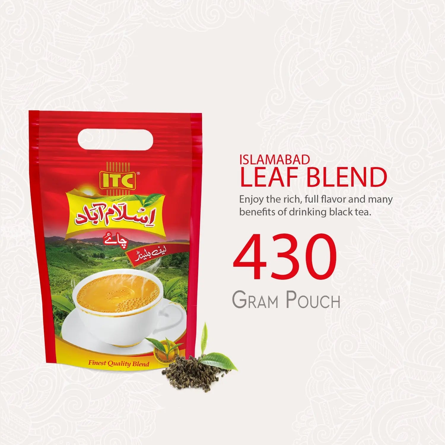 Islamabad Tea Leaf Blend 430 Gram Pouch Islamabad Tea Company