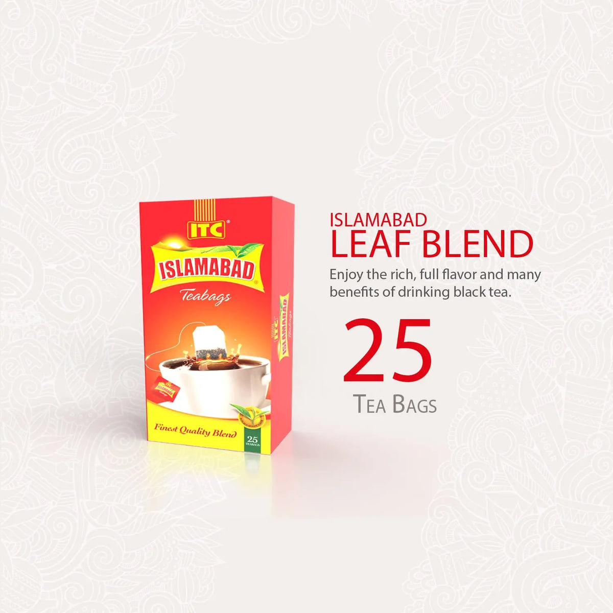 Islamabad Tea - 25 Tea Bags Islamabad Tea Company