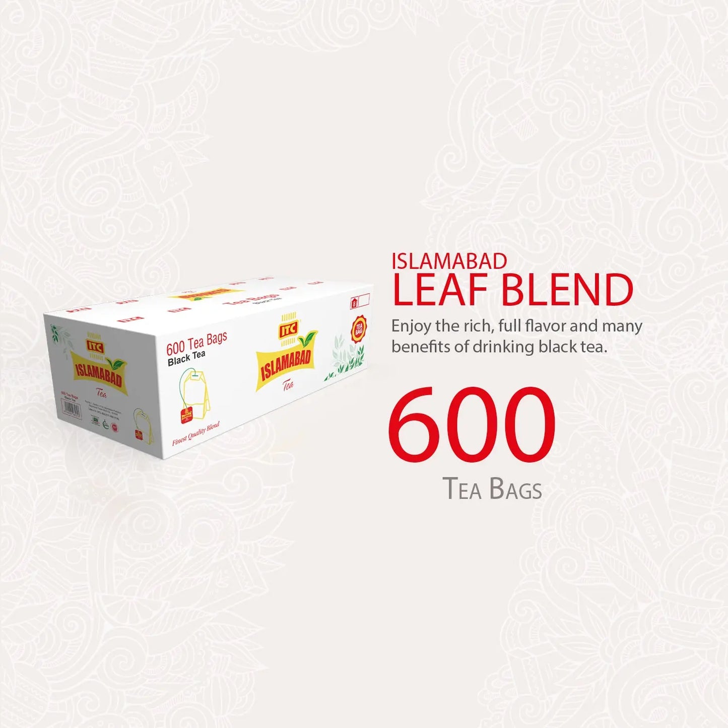 Islamabad Tea - 600 Tea Bags Islamabad Tea Company